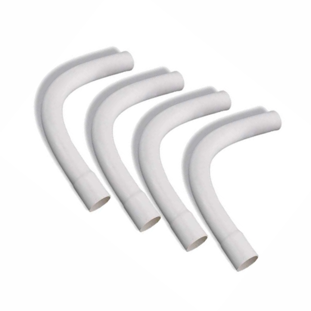 Curva PVC Para Electricidad 1/2 Pulgada Blanco