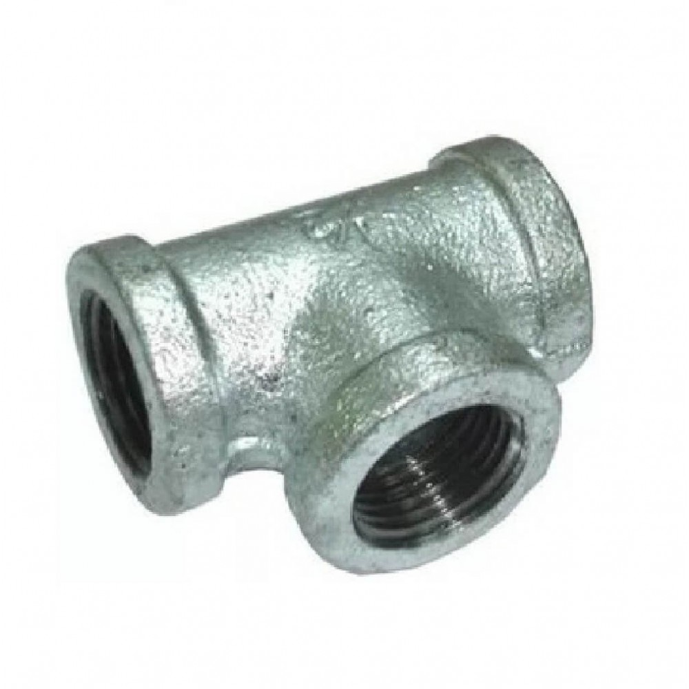 Tee Galvanizado Aguas Blancas 1/2 Pulgada