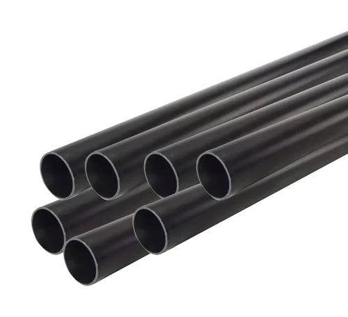 Tubo Plástico Para Electricidad 1/2 Pulgada x 2 mm Espesor x 3 Metros Largo Negro
