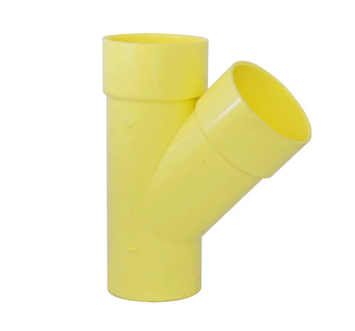 Yee PVC Aguas Negras 4x4 Pulgadas Amarillo