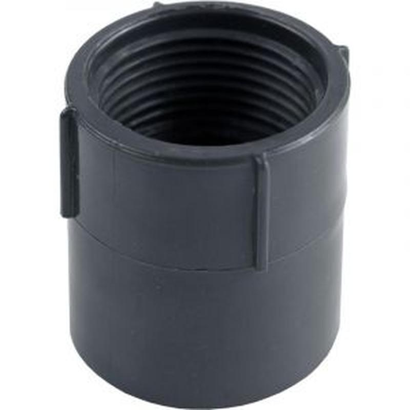 Adaptador Hembra Roscado Para Pegar PVC Aguas Blancas 1/2 Pulgada Negro