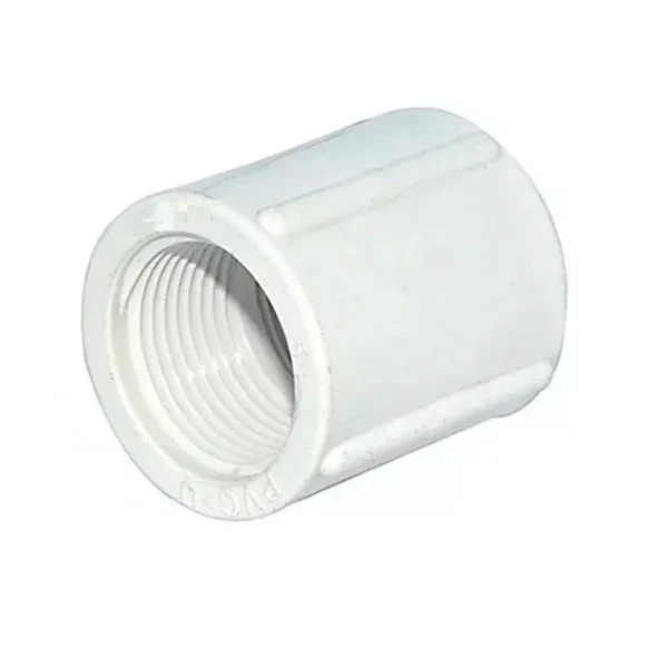 Anillo Unión PVC Roscado Aguas Blancas 3/4 Pulgada Blanco