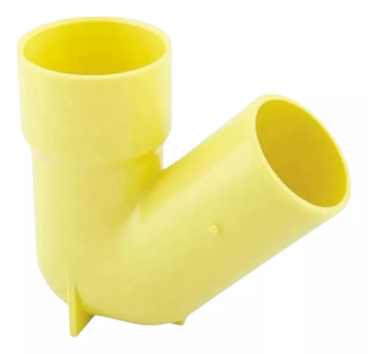 Sifón PVC Aguas Negras 2x2 Pulgadas Amarillo