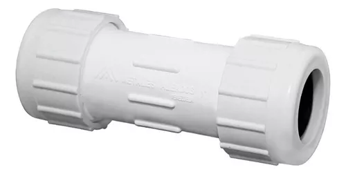 Unión Dresser PVC Aguas Blancas 3/4 Pulgada Blanco